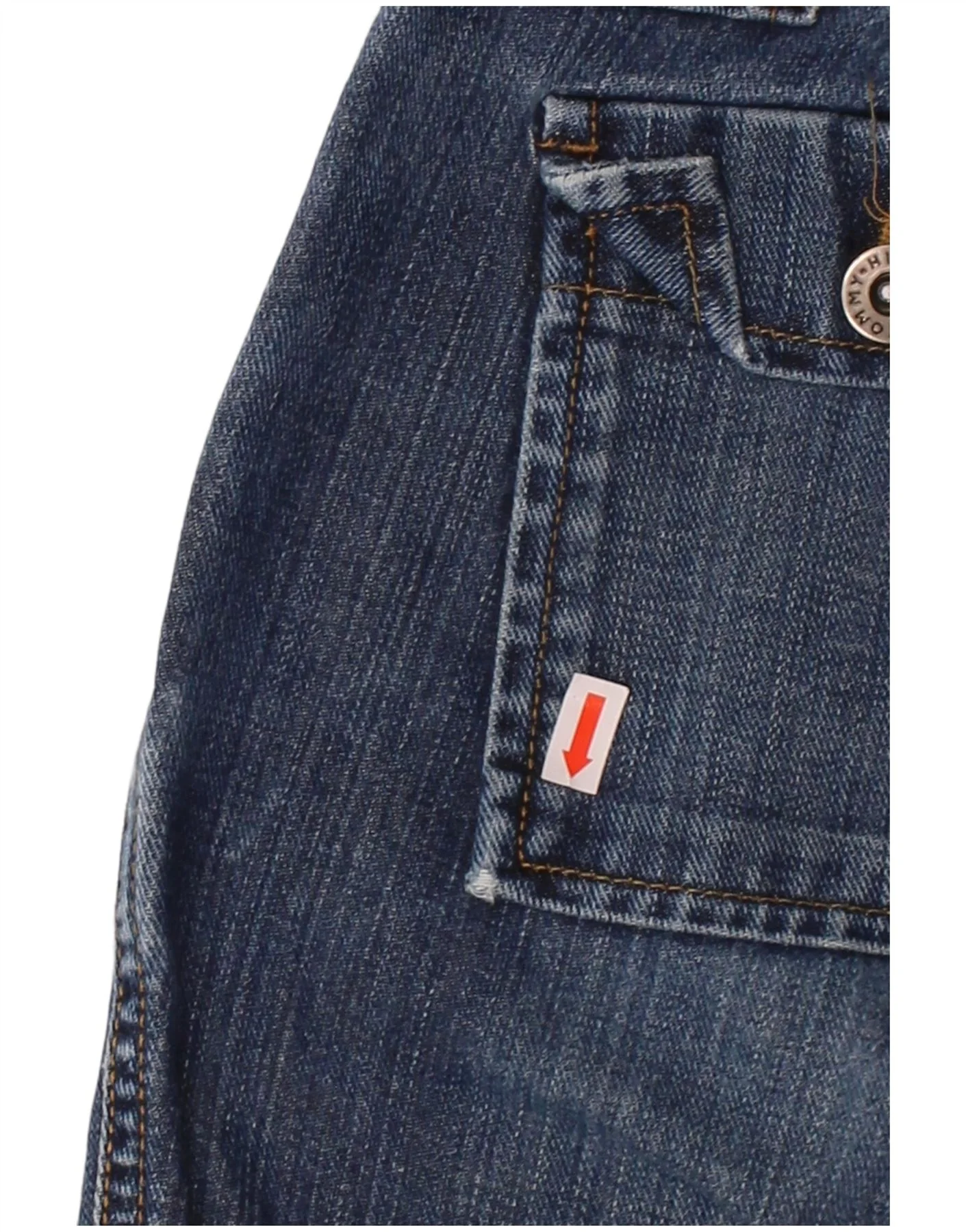 TOMMY HILFIGER Womens Bootcut Jeans US 4 Small W28 L32 Navy Blue Cotton - Imagen 4