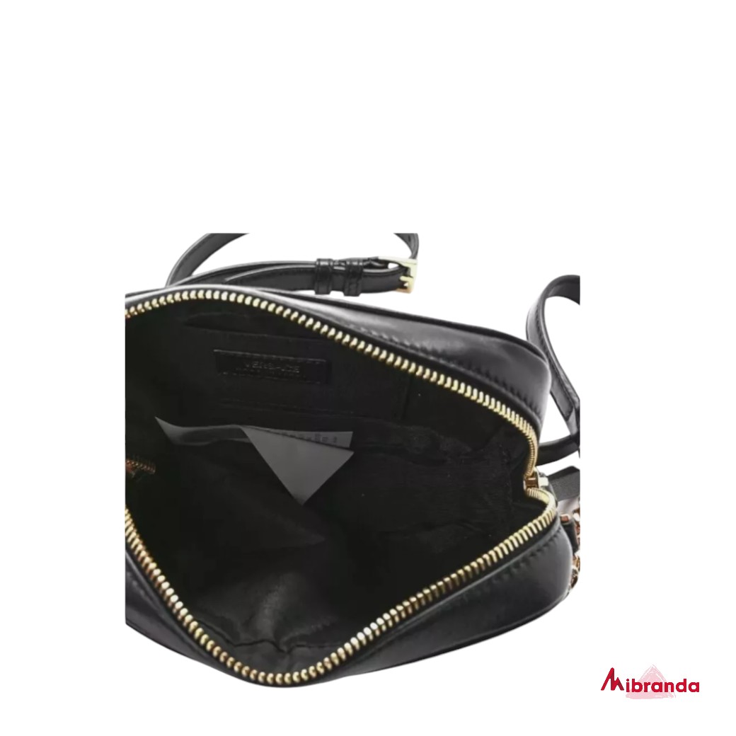 Bolso small camera bag, en piel acolchada negra, de Versace. K11453 - Imagen 6