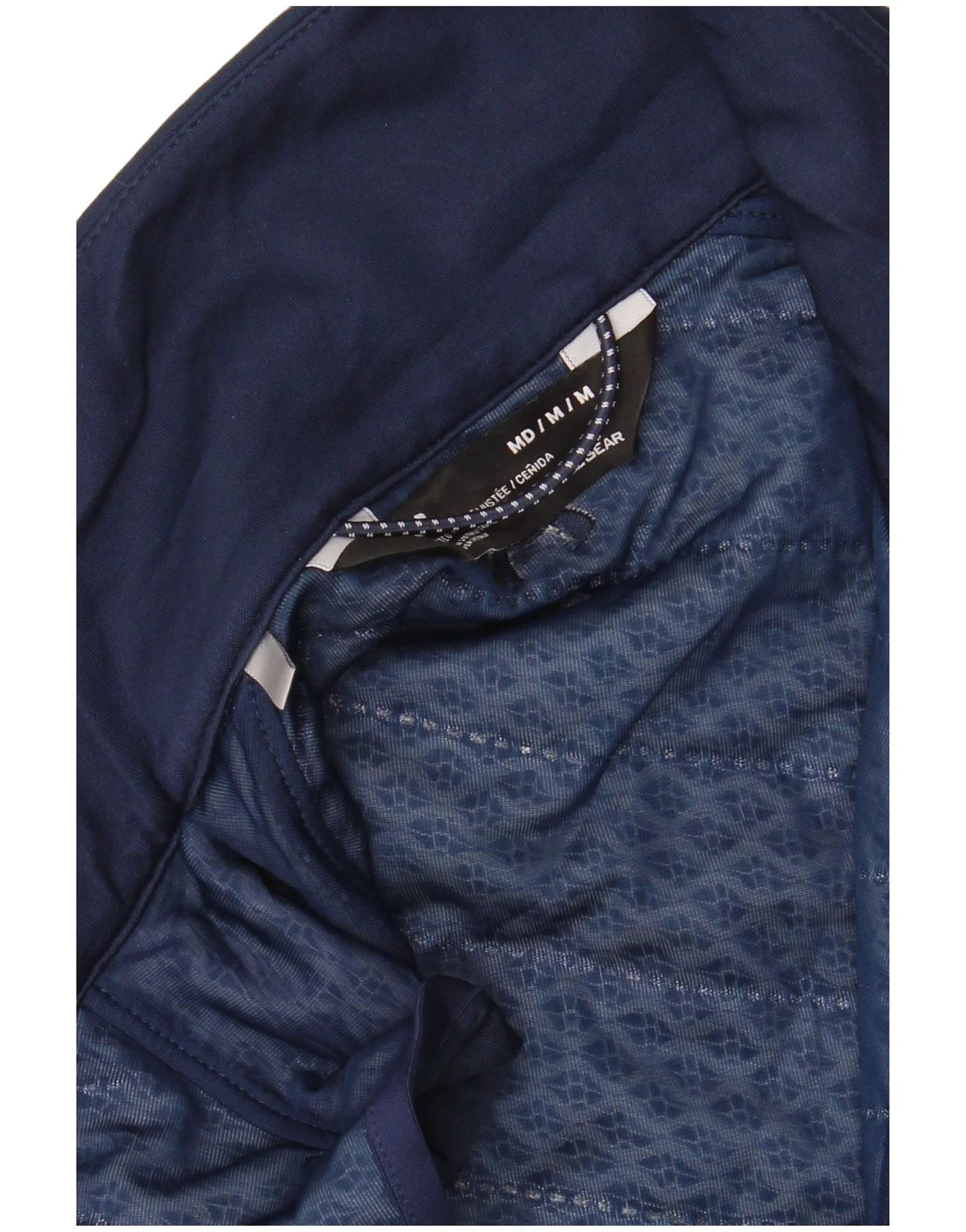 UNDER ARMOUR Mens Sleeveless Tracksuit Top Jacket Medium Navy Blue - Imagen 3